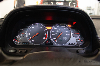 1996 Acura NSX in Formula Red over Black