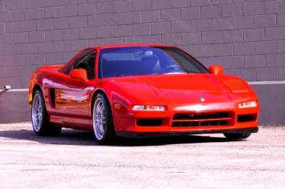 1996 Acura NSX in Formula Red over Black