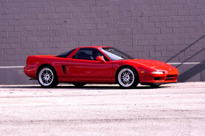 1996 Acura NSX in Formula Red over Black