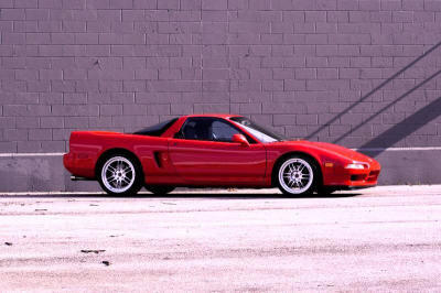 1996 Acura NSX in Formula Red over Black