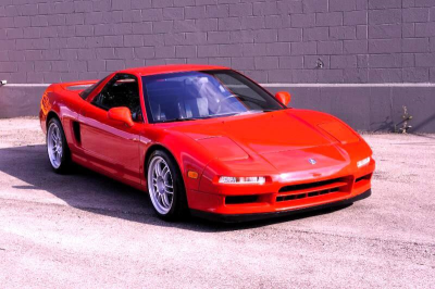 1996 Acura NSX in Formula Red over Black