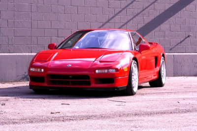 1996 Acura NSX in Formula Red over Black