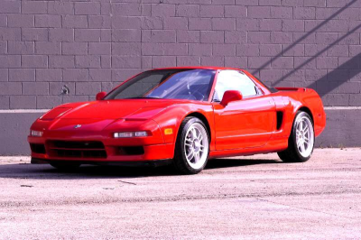 1996 Acura NSX in Formula Red over Black