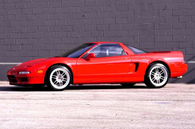 1996 Acura NSX in Formula Red over Black