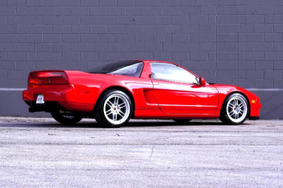 1996 Acura NSX in Formula Red over Black