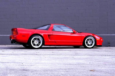 1996 Acura NSX in Formula Red over Black