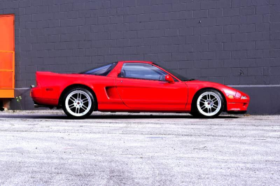 1996 Acura NSX in Formula Red over Black