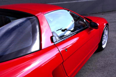 1996 Acura NSX in Formula Red over Black