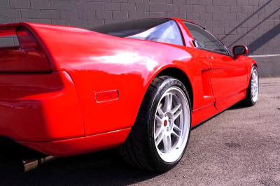 1996 Acura NSX in Formula Red over Black