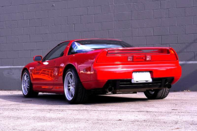 1996 Acura NSX in Formula Red over Black