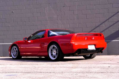 1996 Acura NSX in Formula Red over Black
