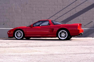 1996 Acura NSX in Formula Red over Black