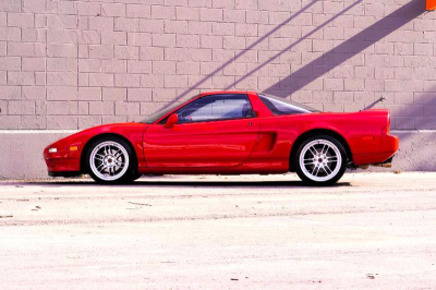 1996 Acura NSX in Formula Red over Black