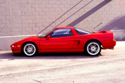 1996 Acura NSX in Formula Red over Black