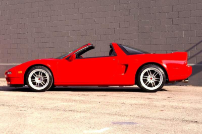 1996 Acura NSX in Formula Red over Black