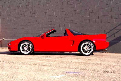 1996 Acura NSX in Formula Red over Black