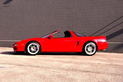 1996 Acura NSX in Formula Red over Black