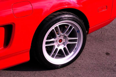 1996 Acura NSX in Formula Red over Black