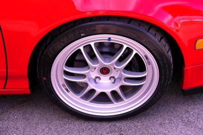1996 Acura NSX in Formula Red over Black