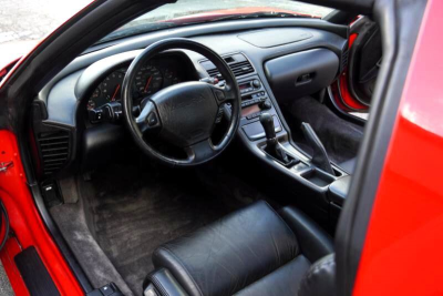 1996 Acura NSX in Formula Red over Black