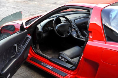 1996 Acura NSX in Formula Red over Black