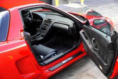 1996 Acura NSX in Formula Red over Black