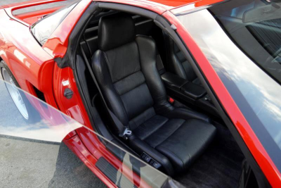 1996 Acura NSX in Formula Red over Black