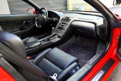 1996 Acura NSX in Formula Red over Black