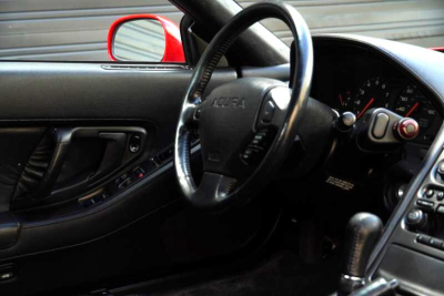 1996 Acura NSX in Formula Red over Black