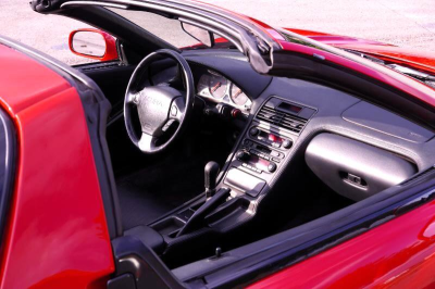 1996 Acura NSX in Formula Red over Black