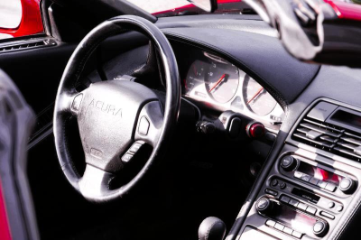 1996 Acura NSX in Formula Red over Black