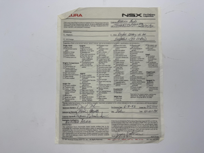 1993 Acura NSX in Berlina Black over Black