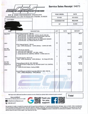 1993 Acura NSX in Berlina Black over Black