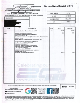 1993 Acura NSX in Berlina Black over Black