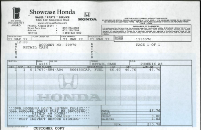 1993 Acura NSX in Berlina Black over Black