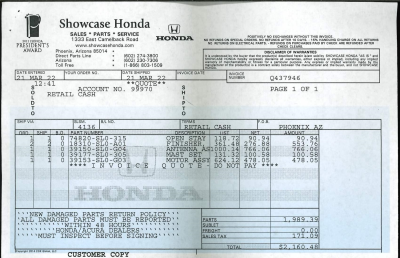 1993 Acura NSX in Berlina Black over Black