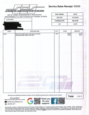 1993 Acura NSX in Berlina Black over Black