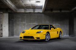 2002 Acura NSX in Spa Yellow over Black