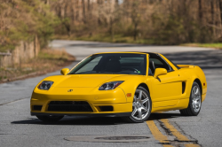 2002 Acura NSX in Spa Yellow over Black