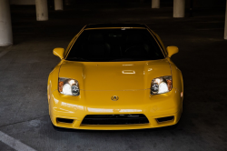 2002 Acura NSX in Spa Yellow over Black