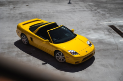 2002 Acura NSX in Spa Yellow over Black