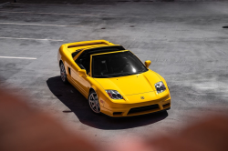 2002 Acura NSX in Spa Yellow over Black