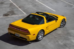 2002 Acura NSX in Spa Yellow over Black