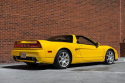 2002 Acura NSX in Spa Yellow over Black