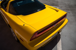 2002 Acura NSX in Spa Yellow over Black