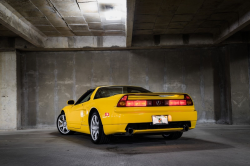 2002 Acura NSX in Spa Yellow over Black