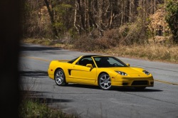 2002 Acura NSX in Spa Yellow over Black