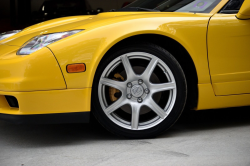 2002 Acura NSX in Spa Yellow over Black