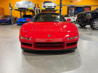 2000 Acura NSX in New Formula Red over Tan