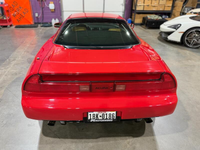 2000 Acura NSX in New Formula Red over Tan